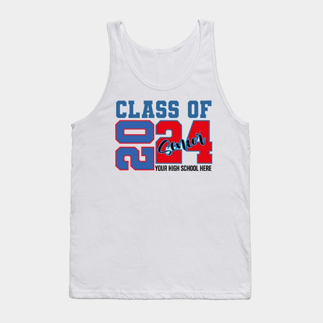 Senior Class of 2024 funny Graduation Of High Middle School Tank Top by Uniqueify